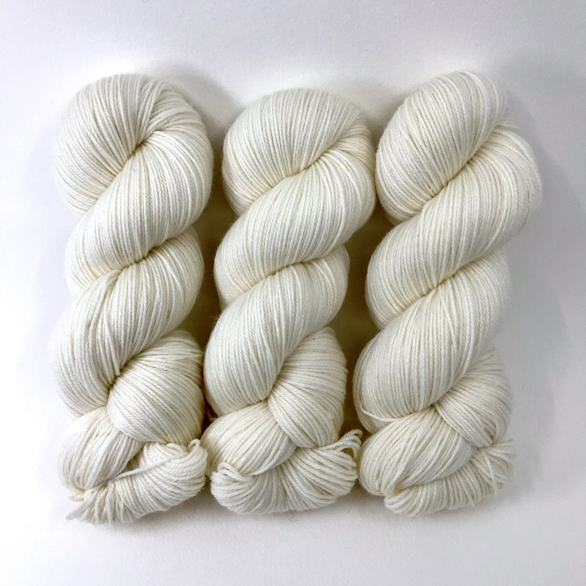 White - Passion 8 Fingering - Dyed Stock