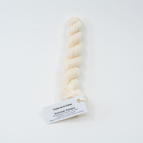 Creme de la Crème - Socknado Mini Twister 20 Gram - Dyed Stock