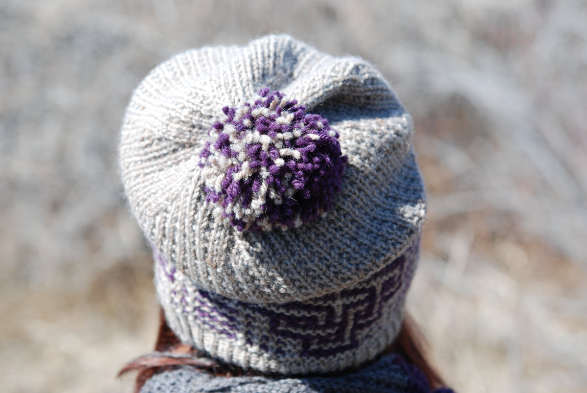 Mosaic Knot Scarf and Hat Pattern