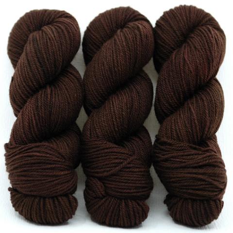 Dark Chocolate-Lascaux Worsted - Dyed Stock
