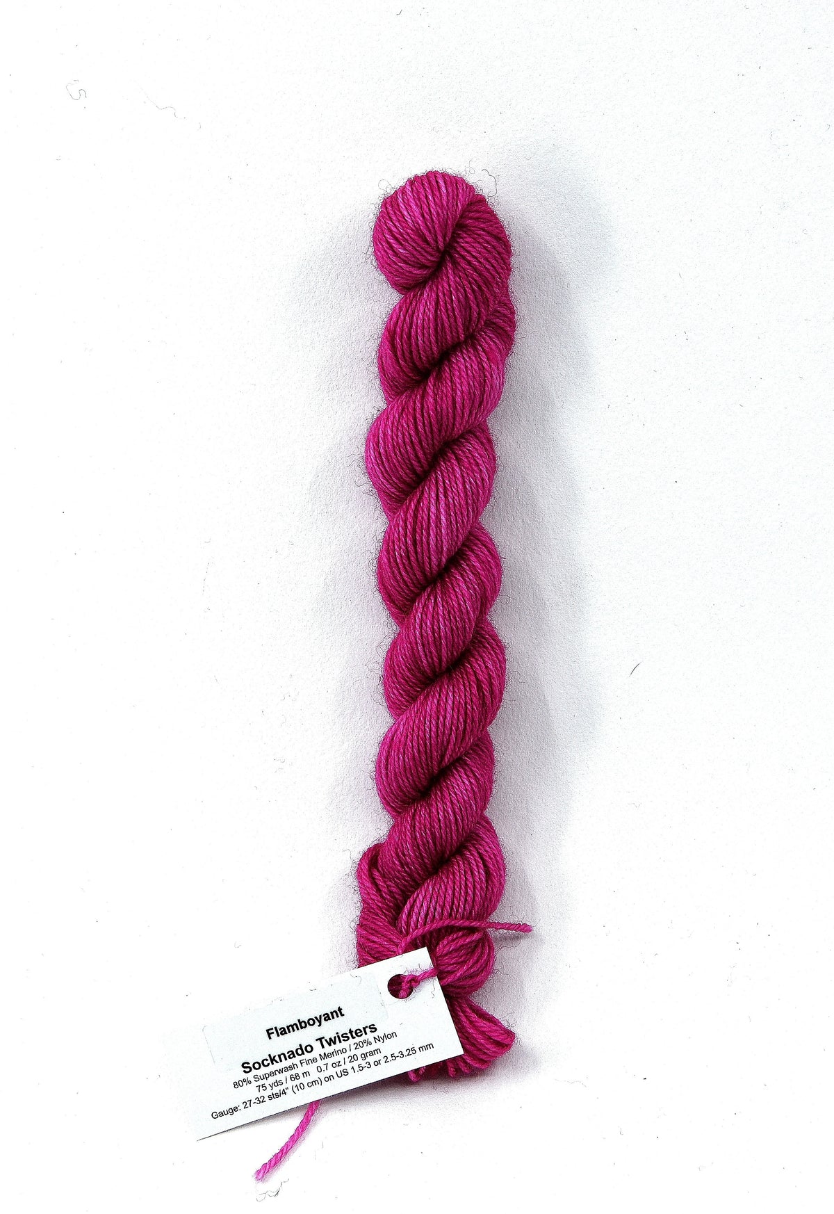 Flamboyant - Socknado Mini Twister 20 Gram - Dyed Stock