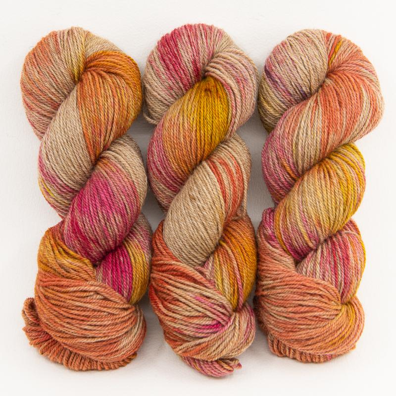 Floral-Lascaux Worsted - Dyed Stock