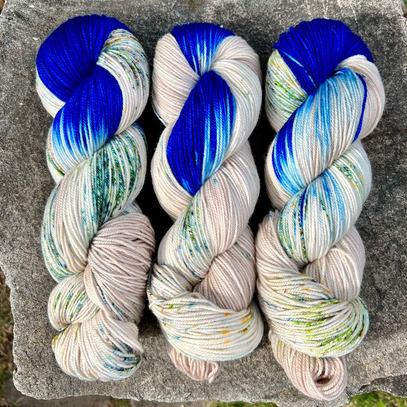 Gentian - Passion 8 Fingering - Dyed Stock
