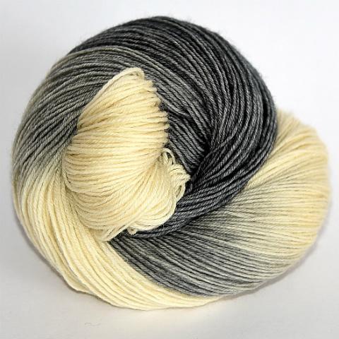 Grey Tuxedo - Little Nettle Soft Fingering - Dyed Stock