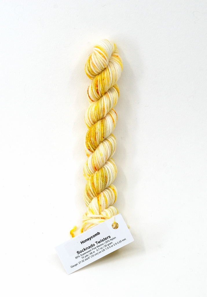 Honeycomb - Socknado Mini Twister 20 Gram - Dyed Stock