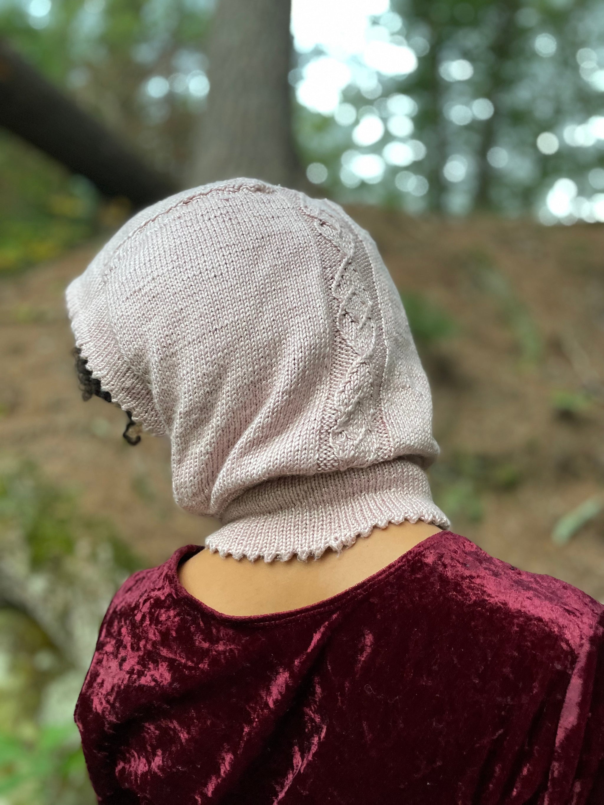 Ephemeral Hood Pattern - Ancient Arts Yarns