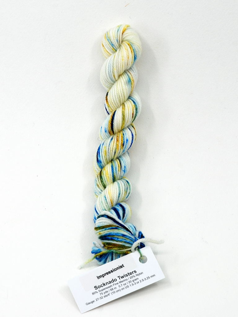 Impressionist - Socknado Mini Twister 20 Gram - Dyed Stock