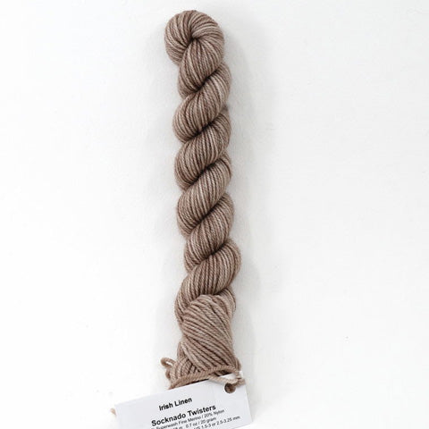 Irish Linen - Socknado Mini Twister 20 Gram - Dyed Stock