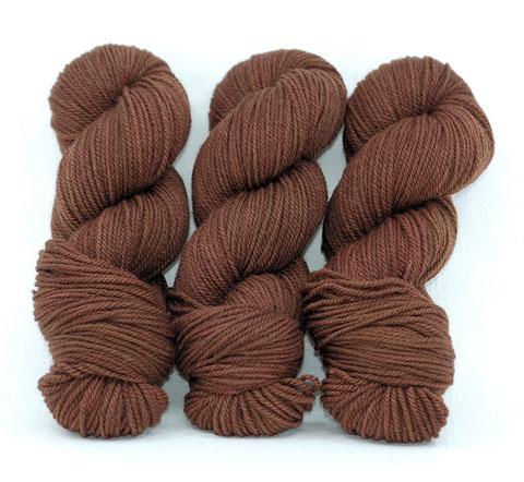 Milk Chocolate-Lascaux Worsted - Dyed Stock