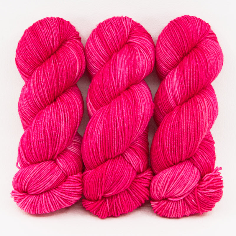 Pink Tulip - Little Nettle Soft Fingering - Dyed Stock