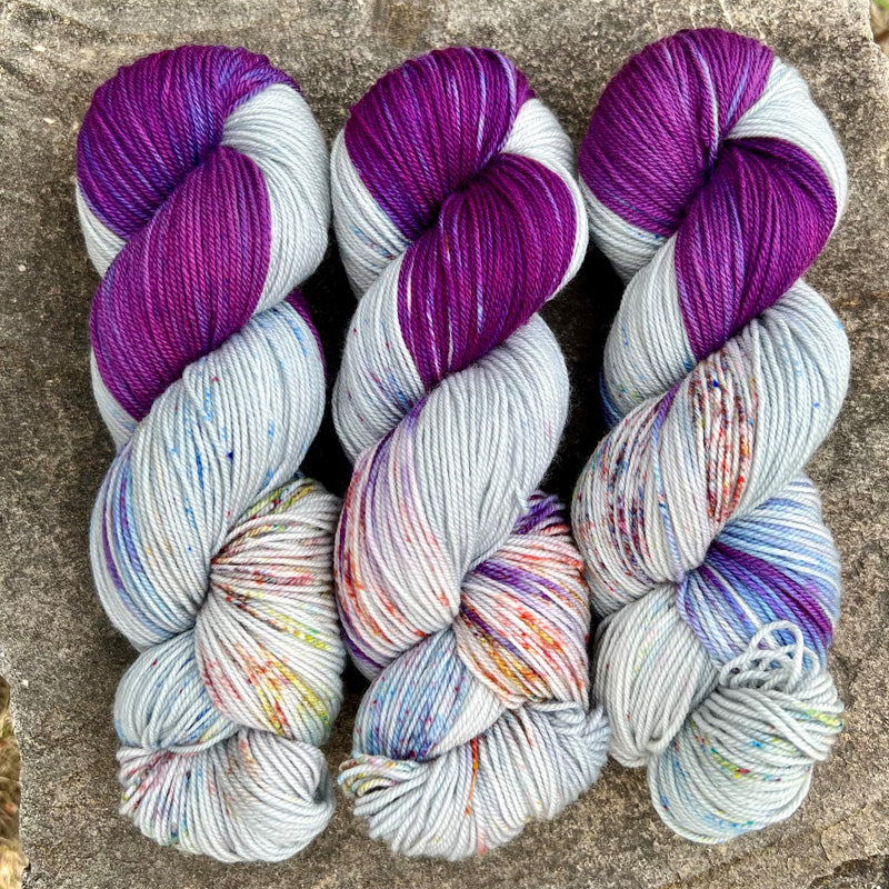 Purple Rock Cress - Revival Fingering - Dyed Stock