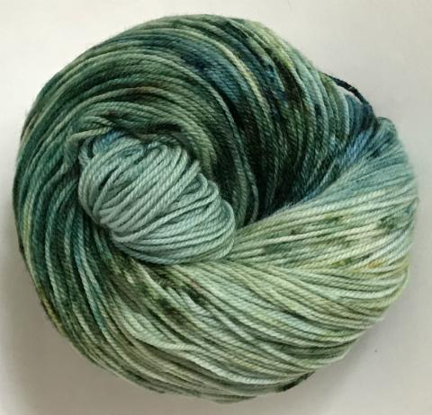Whales in the Water - Little Nettle Soft Fingering - Dyed Stock
